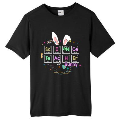 Science Teacher Bunny Periodic Table Chemistry Elements Easter Cute Bunny Tall Fusion ChromaSoft Performance T-Shirt