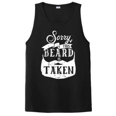 Sorry This Beard Is Taken Gift Valentines Day Gift PosiCharge Competitor Tank