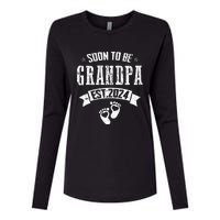 Soon To Be Grandpa Promoted To Grandpa 2024 Womens Cotton Relaxed Long Sleeve T-Shirt