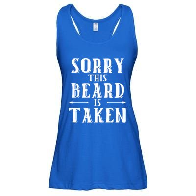 Sorry This Beard Is Taken Cute Gift Valentines Day Cute Gift Ladies Essential Flowy Tank