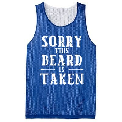 Sorry This Beard Is Taken Cute Gift Valentines Day Cute Gift Mesh Reversible Basketball Jersey Tank