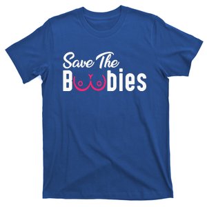 Save The Boobies Funny Breast Cancer Awareness T-Shirt