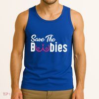 Save The Boobies Funny Breast Cancer Awareness Tank Top