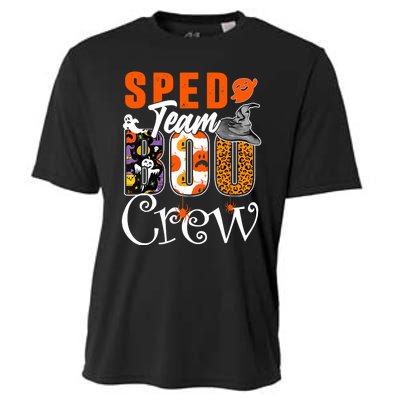 Sped Team Boo Crew Halloween Costume Special Education Crew Cooling Performance Crew T-Shirt