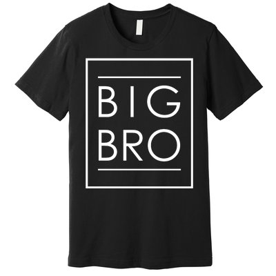 Soon To Be New Big Brother Gift Proud Big Bro Announcement Premium T-Shirt