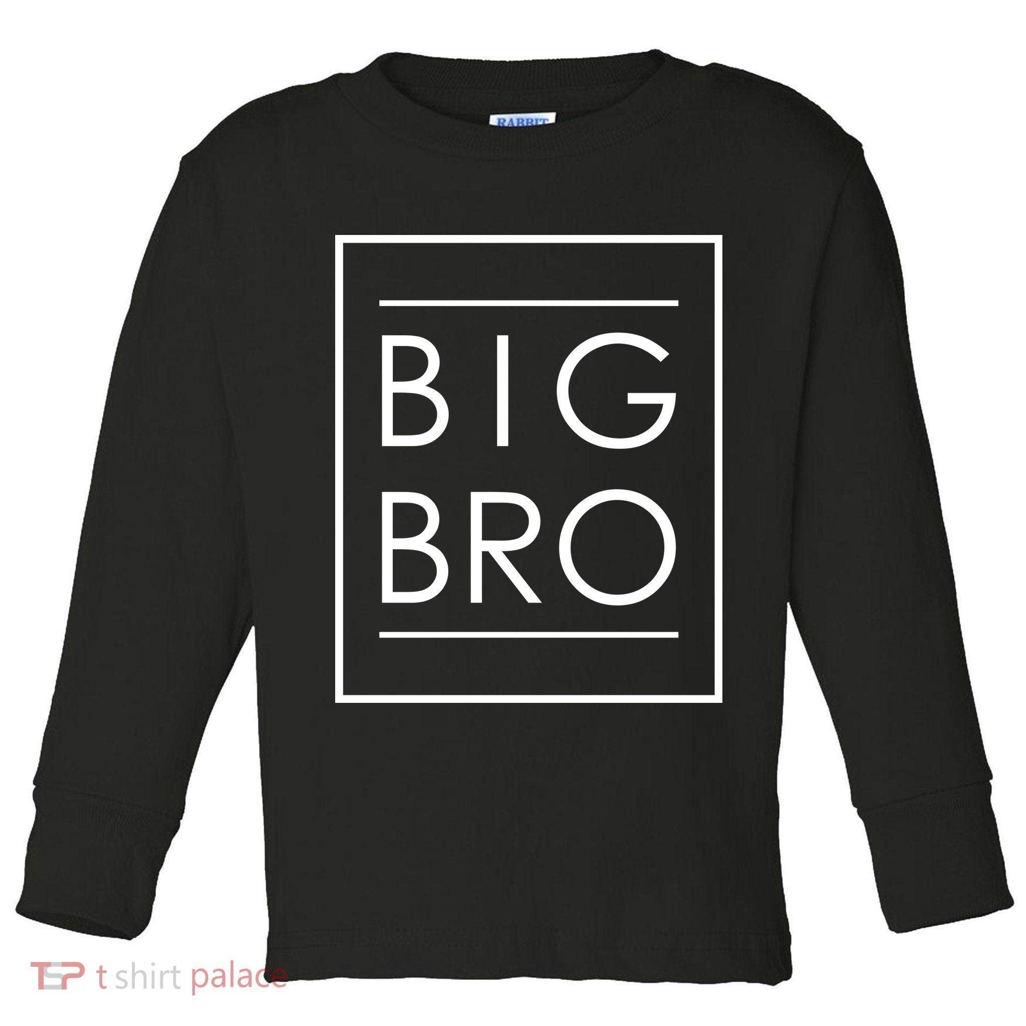 Soon To Be New Big Brother Gift Proud Big Bro Announcement Toddler Long Sleeve Shirt
