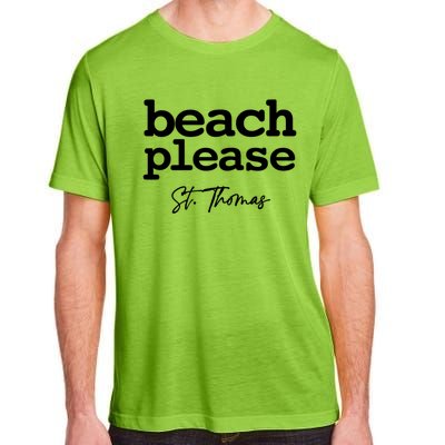 St Thomas Beach Please Simple Graphic Great Gift Adult ChromaSoft Performance T-Shirt