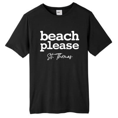 St Thomas Beach Please Simple Graphic Great Gift Tall Fusion ChromaSoft Performance T-Shirt