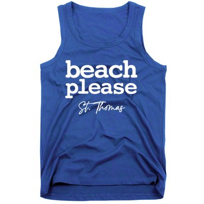 St Thomas Beach Please Simple Graphic Great Gift Tank Top