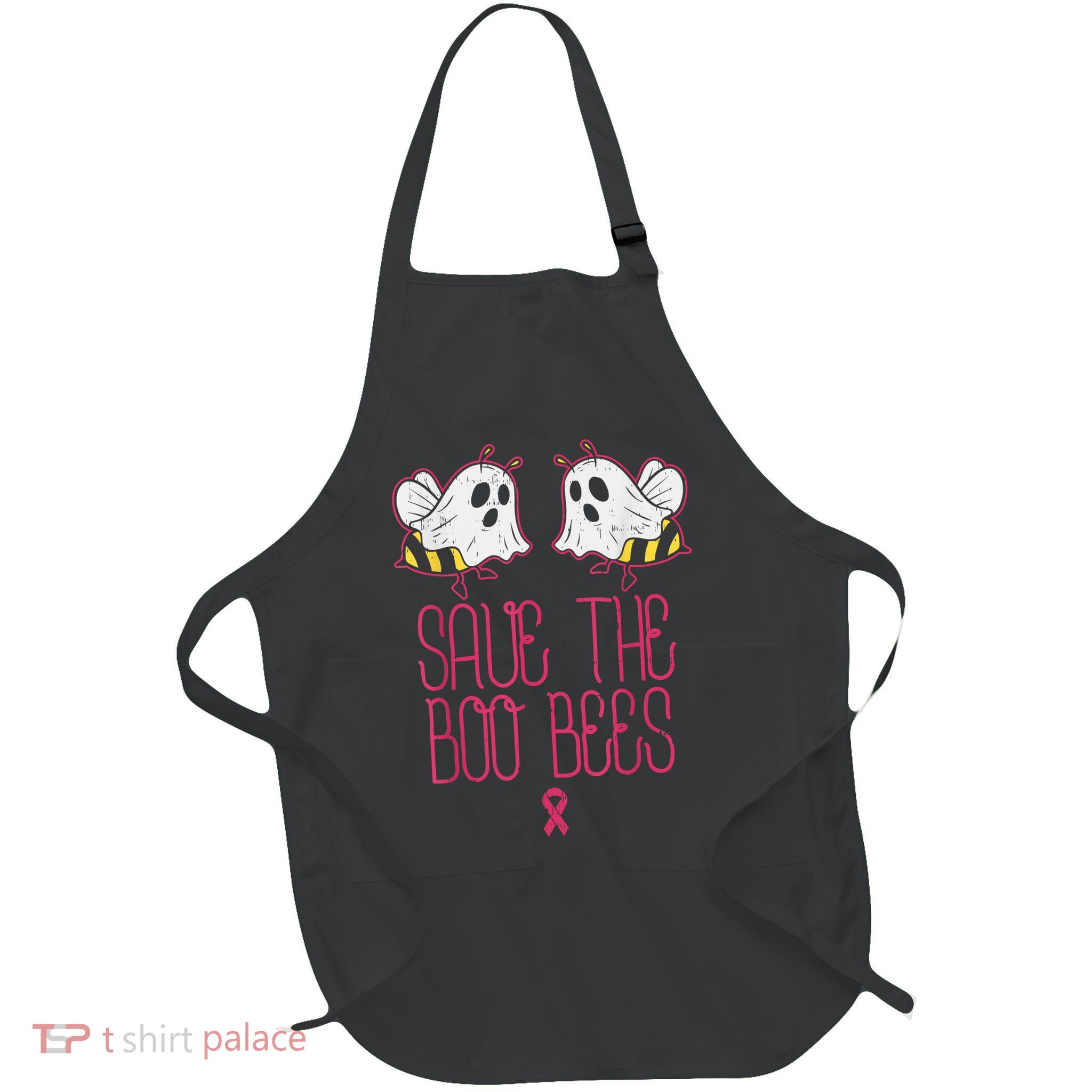 Save The Boobees Boo Bees Breast Cancer Halloween Apron