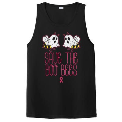 Save The Boobees Boo Bees Breast Cancer Halloween PosiCharge Competitor Tank