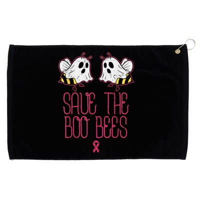 Save The Boobees Boo Bees Breast Cancer Halloween Grommeted Golf Towel