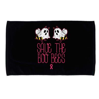 Save The Boobees Boo Bees Breast Cancer Halloween Microfiber Hand Towel