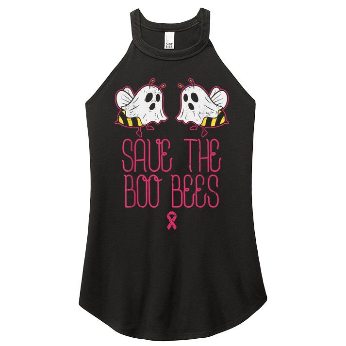 Save The Boobees Boo Bees Breast Cancer Halloween Women's Perfect Tri Rocker Tank