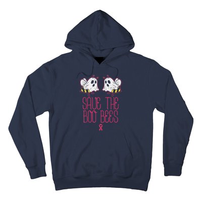 Save The Boobees Boo Bees Breast Cancer Halloween Hoodie