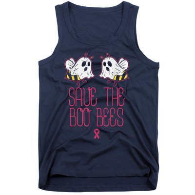 Save The Boobees Boo Bees Breast Cancer Halloween Tank Top