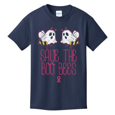 Save The Boobees Boo Bees Breast Cancer Halloween Kids T-Shirt