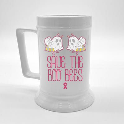 Save The Boobees Boo Bees Breast Cancer Halloween Beer Stein