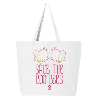 Save The Boobees Boo Bees Breast Cancer Halloween 25L Jumbo Tote