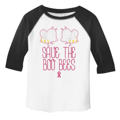 Save The Boobees Boo Bees Breast Cancer Halloween Toddler Fine Jersey T-Shirt