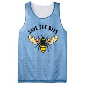 Save The Bees Save Our Planet Beekeeper Honey Earth Day Gift Mesh Reversible Basketball Jersey Tank