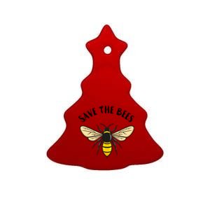 Save The Bees Save Our Planet Beekeeper Honey Earth Day Gift Ceramic Tree Ornament