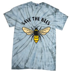 Save The Bees Save Our Planet Beekeeper Honey Earth Day Gift Tie-Dye T-Shirt