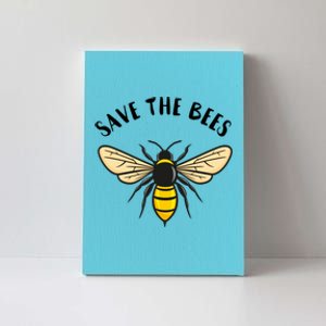 Save The Bees Save Our Planet Beekeeper Honey Earth Day Gift Canvas