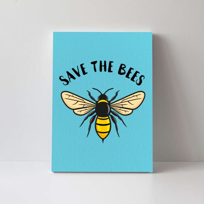 Save The Bees Save Our Planet Beekeeper Honey Earth Day Gift Canvas