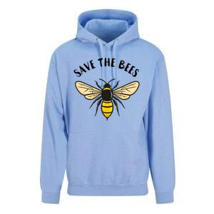 Save The Bees Save Our Planet Beekeeper Honey Earth Day Gift Unisex Surf Hoodie