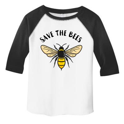 Save The Bees Save Our Planet Beekeeper Honey Earth Day Gift Toddler Fine Jersey T-Shirt