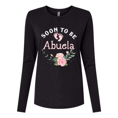 Soon To Be Abuela First Time Grandma Promoted To New Grandma Gift Womens Cotton Relaxed Long Sleeve T-Shirt