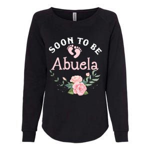 Soon To Be Abuela First Time Grandma Promoted To New Grandma Gift Womens California Wash Sweatshirt