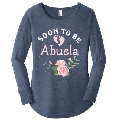 Soon To Be Abuela First Time Grandma Promoted To New Grandma Gift Women's Perfect Tri Tunic Long Sleeve Shirt