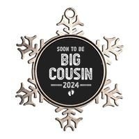 Soon To Be Big Cousin 2024 Promoted To Big Cousin Metallic Star Ornament