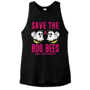 Save The Boobees Boo Bees Breast Cancer Halloween Ladies PosiCharge Tri-Blend Wicking Tank