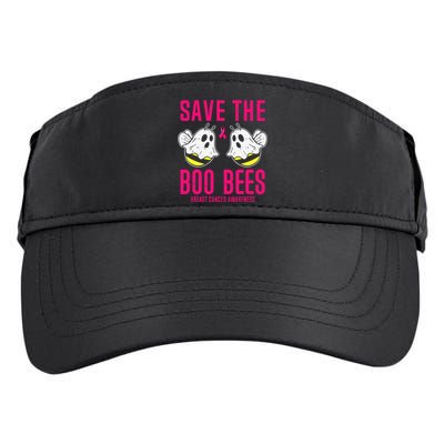 Save The Boobees Boo Bees Breast Cancer Halloween Adult Drive Performance Visor