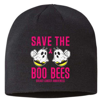 Save The Boobees Boo Bees Breast Cancer Halloween Sustainable Beanie