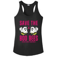 Save The Boobees Boo Bees Breast Cancer Halloween Ladies PosiCharge Competitor Racerback Tank