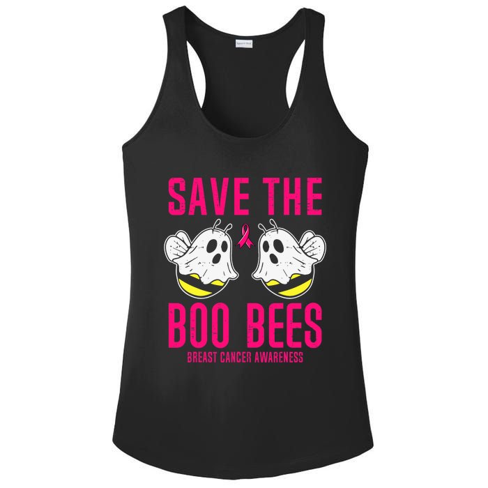 Save The Boobees Boo Bees Breast Cancer Halloween Ladies PosiCharge Competitor Racerback Tank