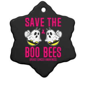 Save The Boobees Boo Bees Breast Cancer Halloween Ceramic Star Ornament