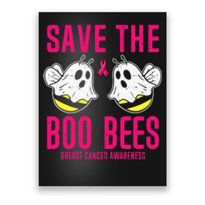 Save The Boobees Boo Bees Breast Cancer Halloween Poster