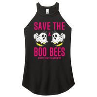 Save The Boobees Boo Bees Breast Cancer Halloween Women's Perfect Tri Rocker Tank