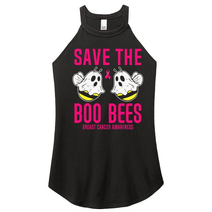 Save The Boobees Boo Bees Breast Cancer Halloween Women's Perfect Tri Rocker Tank