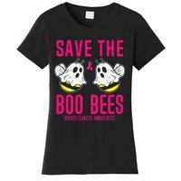 Save The Boobees Boo Bees Breast Cancer Halloween Women's T-Shirt