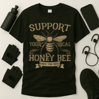 Save The Bees Local Honey Bee Support T-Shirt