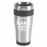 Soon To Be Nana Again 2024 Loading Pregnancy Announcement 16oz Travel Tumbler