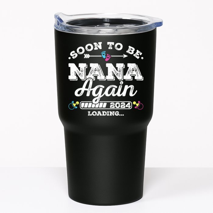 Soon To Be Nana Again 2024 Loading Pregnancy Announcement Tumbler