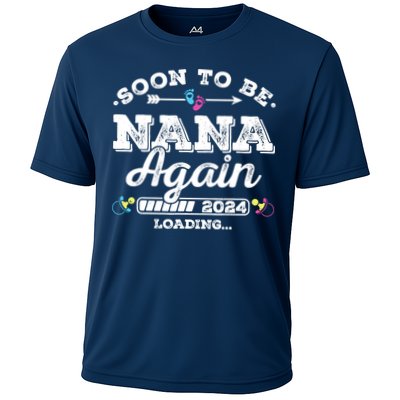 Soon To Be Nana Again 2024 Loading Pregnancy Announcement Performance Shirt