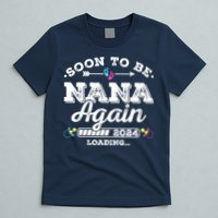 Soon To Be Nana Again 2024 Loading Pregnancy Announcement T-Shirt